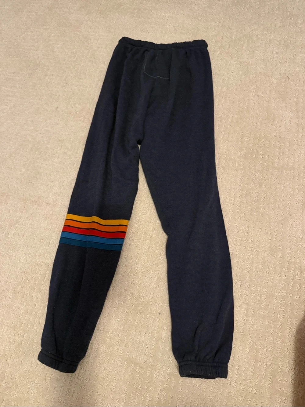 navy aviator nation sweatpants